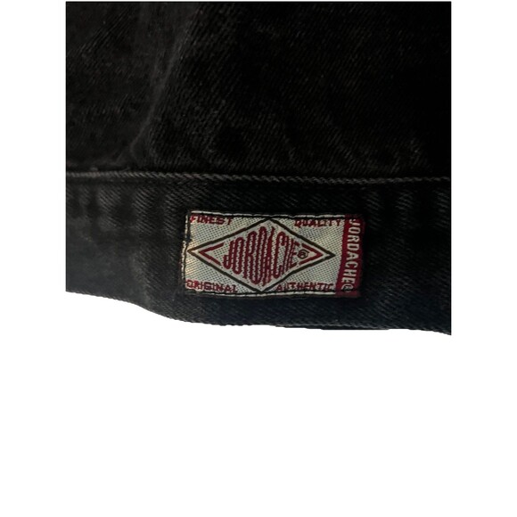 Jordache Black Denim Jacket Size Large - Picture 2 of 4